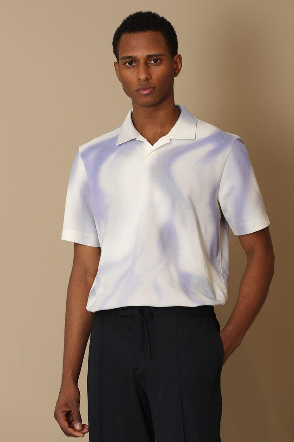 Lilac Dream Men's Polo Shirt: A Stylish Blend of Comfort and Elegance - Texmart