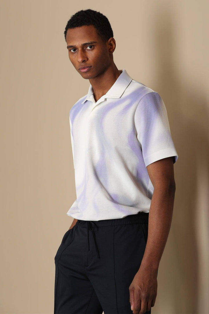 Lilac Dream Men's Polo Shirt: A Stylish Blend of Comfort and Elegance - Texmart