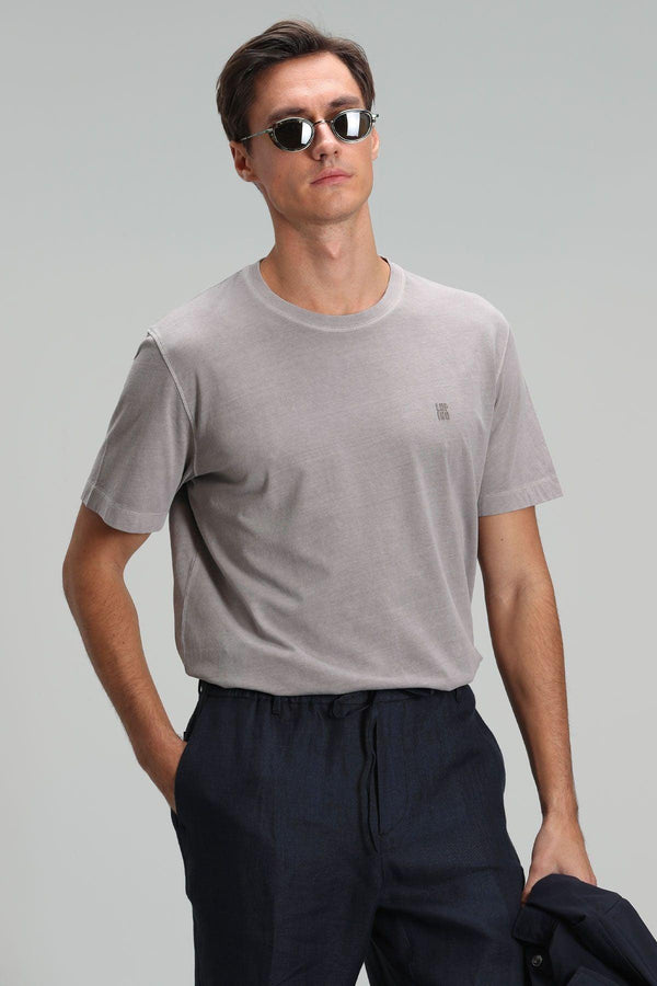 Mink Melange Men's Essential Cotton T-Shirt: Elevate Your Everyday Style! - Texmart