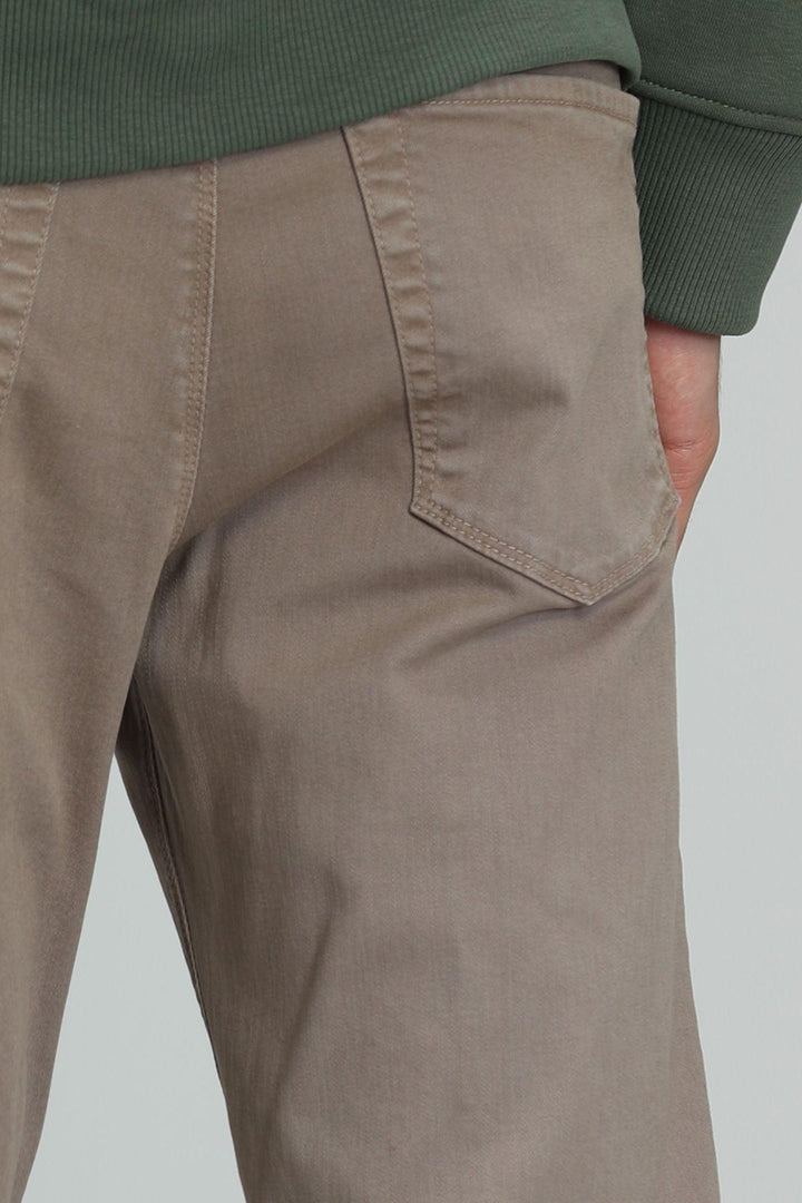 Mink Slim Fit Cotton Blend Five Pocket Trousers: The Ultimate Combination of Style and Comfort - Texmart