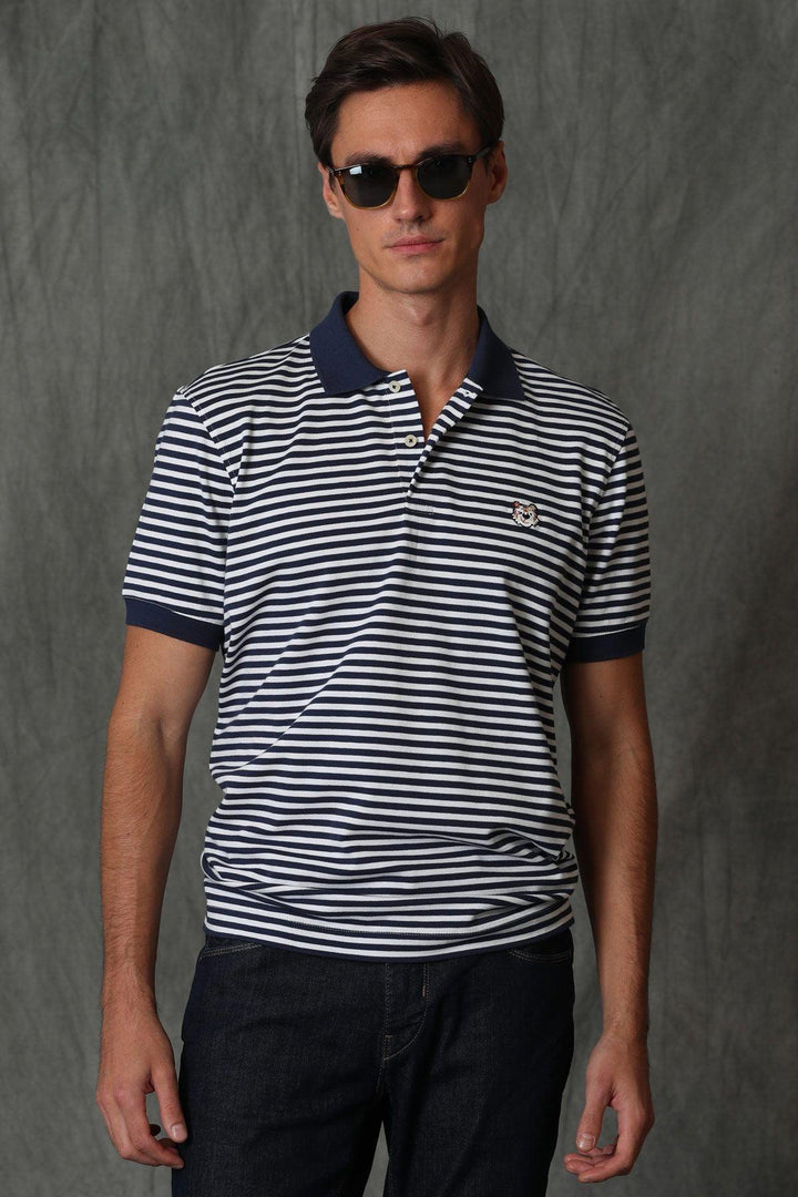 Navy Blue Classic Comfort Men's Polo Shirt: The Ultimate Wardrobe Essential - Texmart