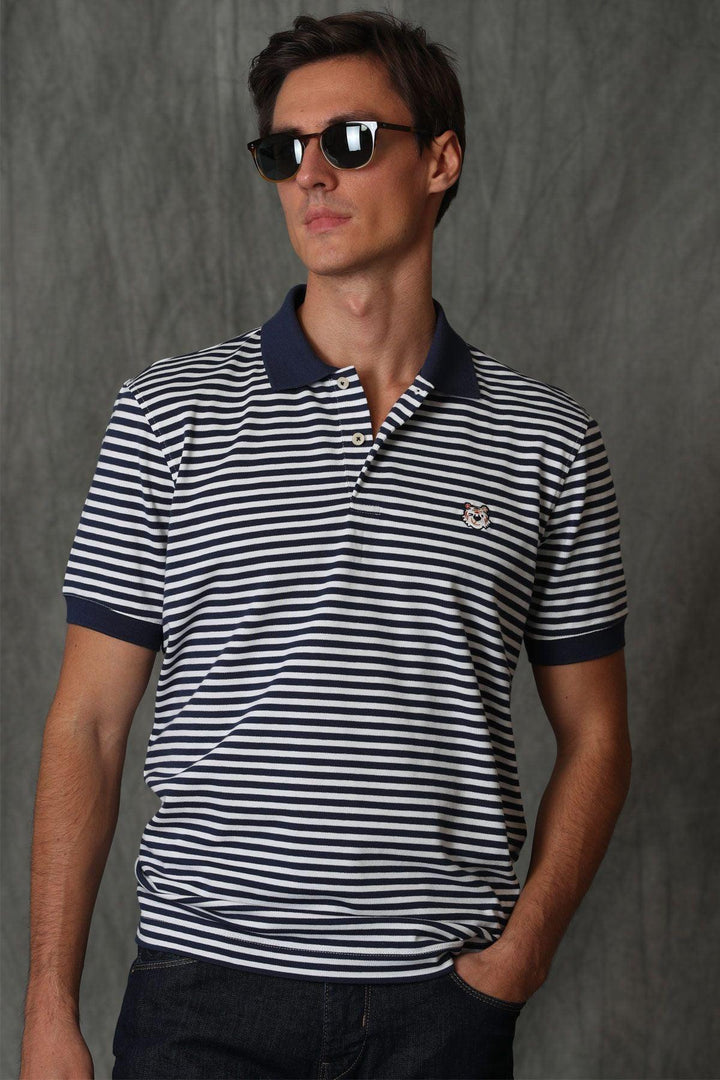 Navy Blue Classic Comfort Men's Polo Shirt: The Ultimate Wardrobe Essential - Texmart