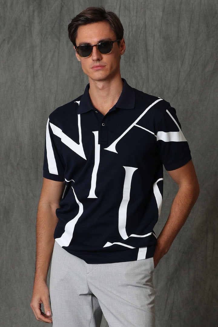 Navy Blue Classic Comfort Polo: The Ultimate Men's Wardrobe Essential - Texmart