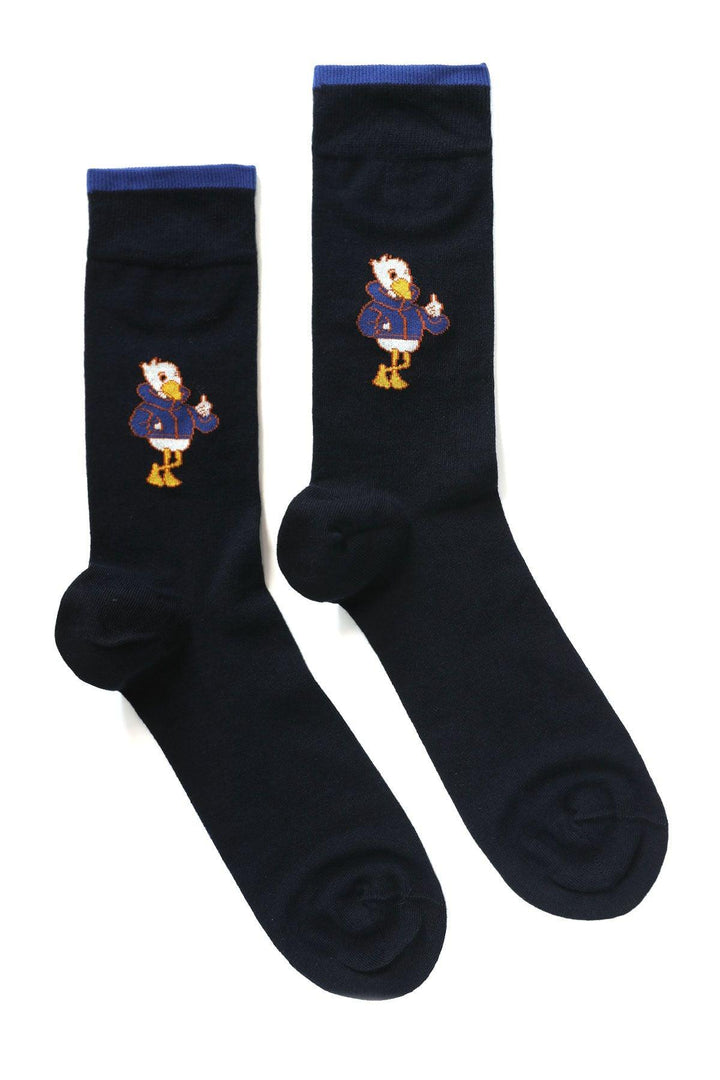 Navy Blue ComfortBlend Men's Socks: Elevate Your Style and Comfort - Texmart