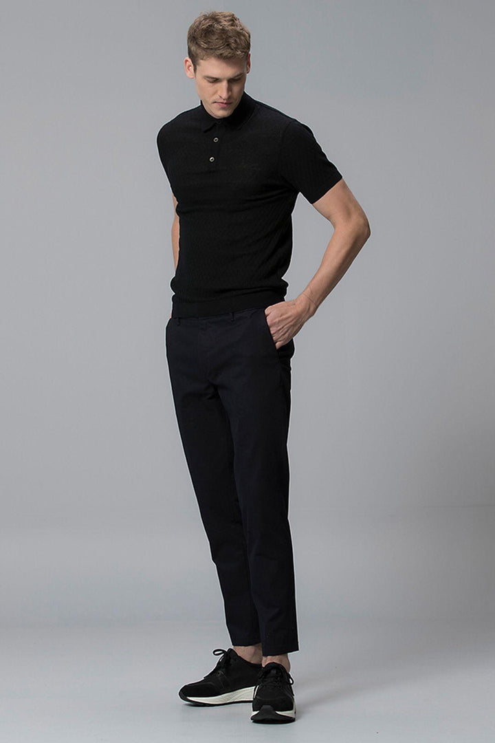 Navy Blue Elegance: The Ultimate Slim Fit Chino Trousers for Stylish Men - Texmart