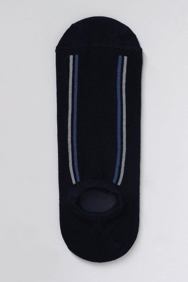 Navy Blue Men's Knit Socks by Petra: Elevate Your Sock Style with Comfort and Durability - Texmart