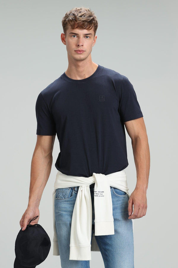 Navy Blue Modern Graphic T-Shirt: The Perfect Blend of Style and Comfort - Texmart