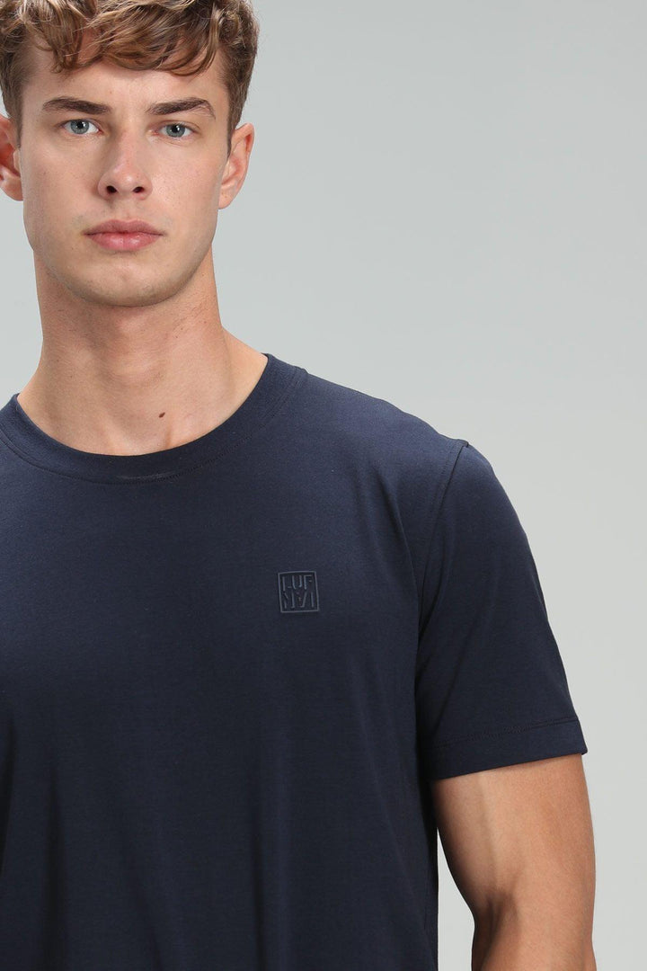 Navy Blue Modern Graphic T-Shirt: The Perfect Blend of Style and Comfort - Texmart