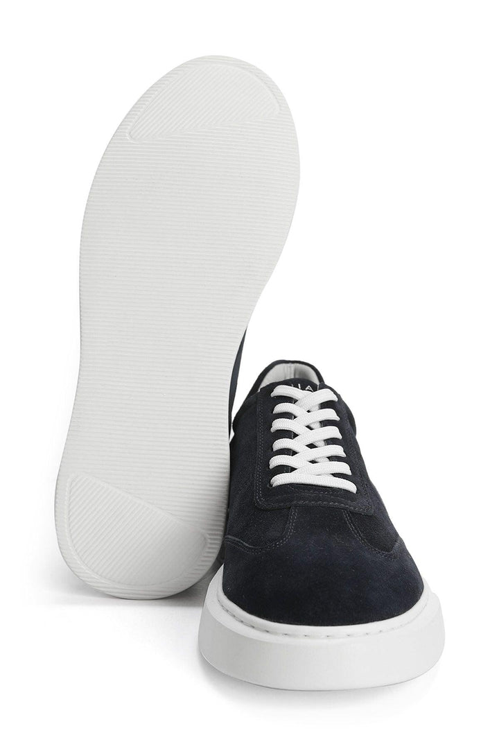 Navy Blue Suede Elegance: The Ultimate Men's Casual Shoes for Style and Comfort - Texmart