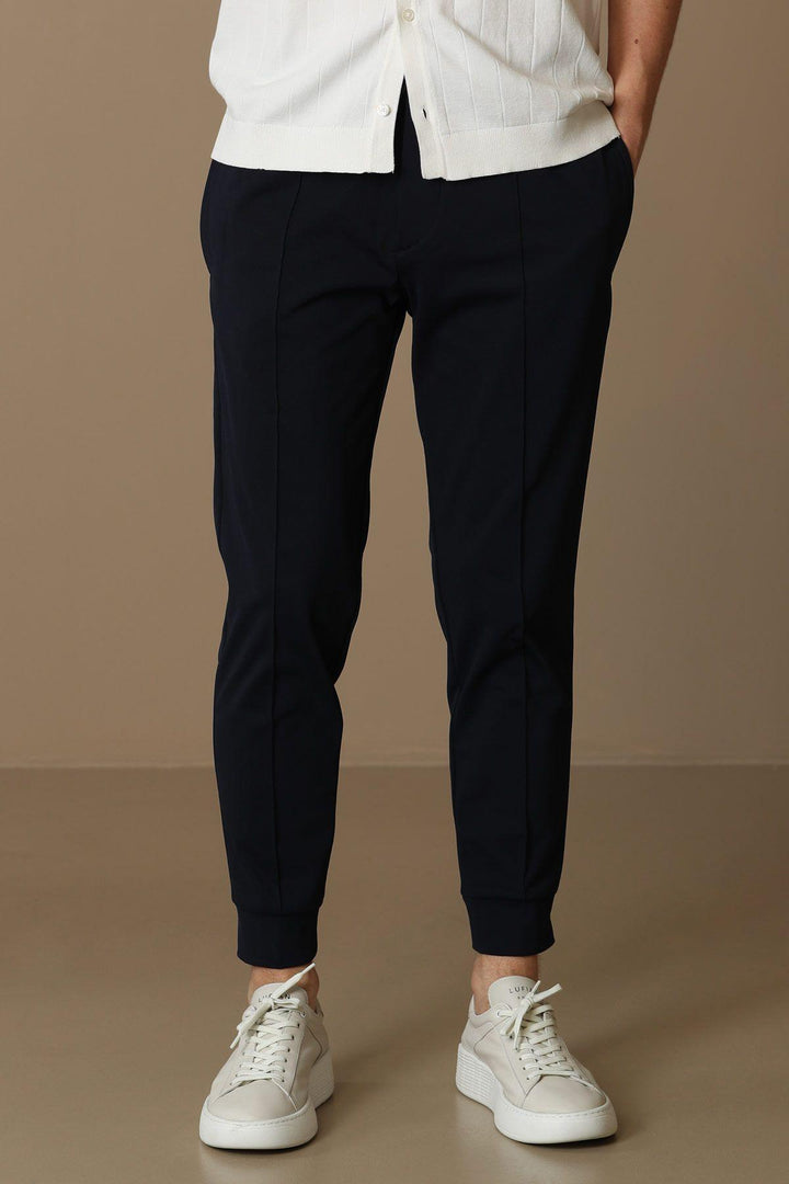 Navy Blue Tailored Fit Jogger Pants: The Epitome of Style and Comfort - Texmart