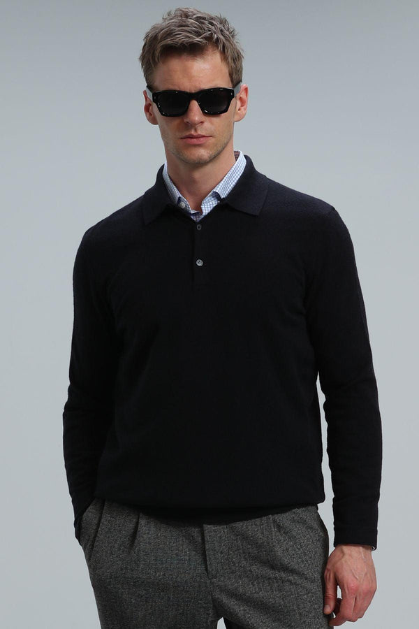 Navy Classic Knit - Texmart