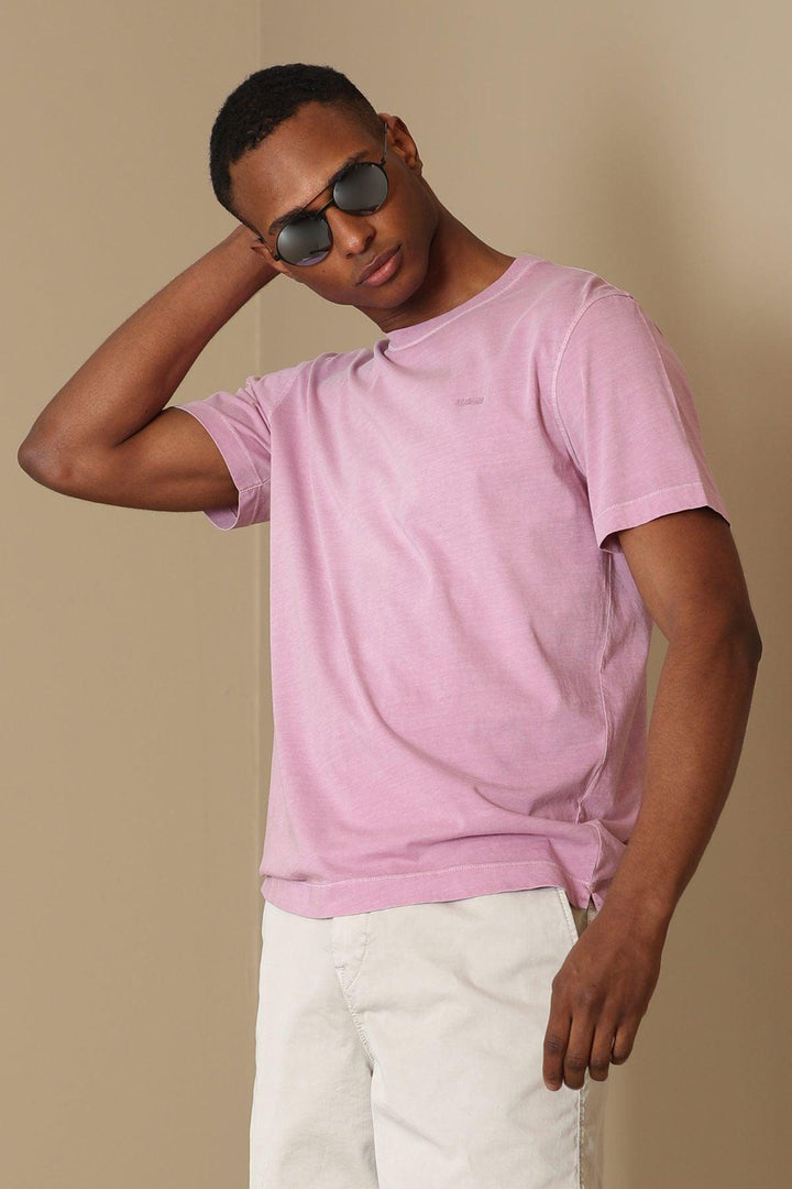 Pink Perfection: The Ultimate Men's Basic T-Shirt - Texmart