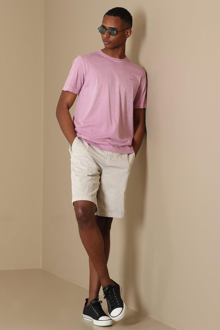 Pink Perfection: The Ultimate Men's Basic T-Shirt - Texmart