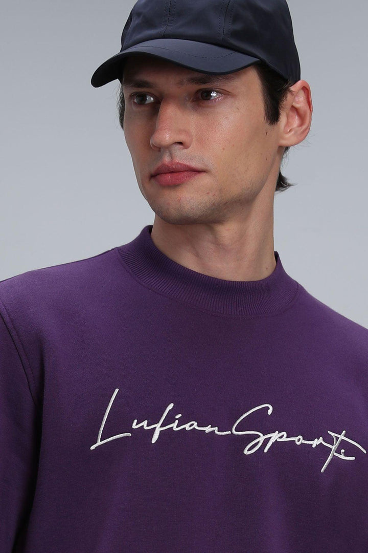 Plum Comfort Blend Men's Sweatshirt: The Ultimate Cozy and Stylish Wardrobe Essential - Texmart