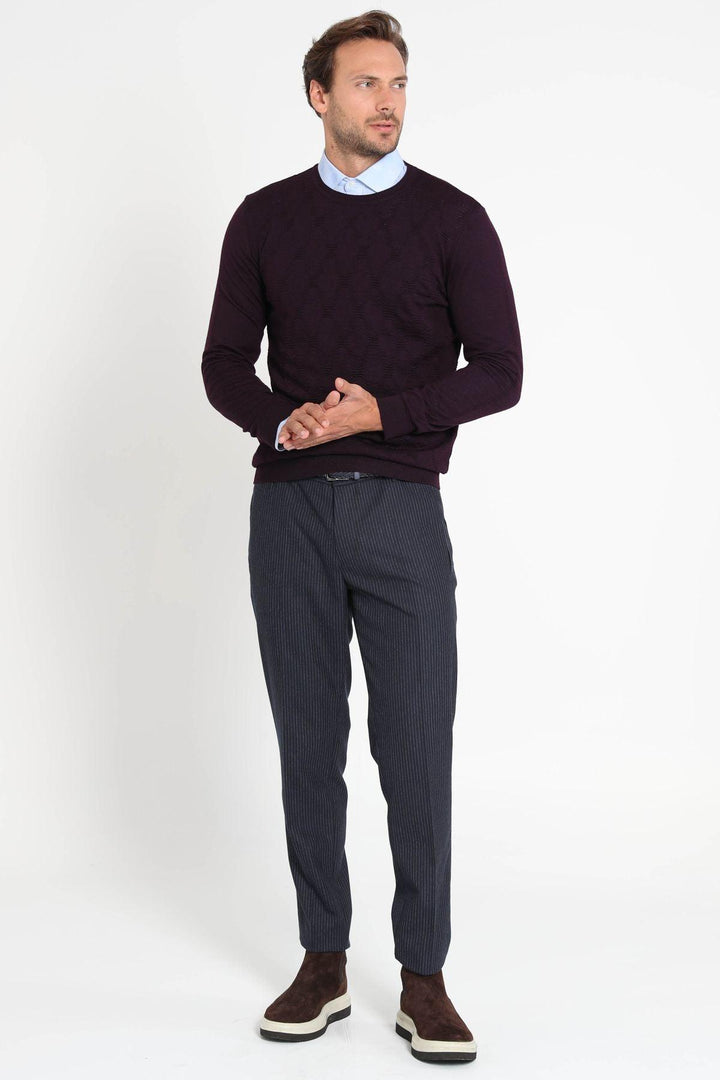 Plum Elegance Sweater - Texmart