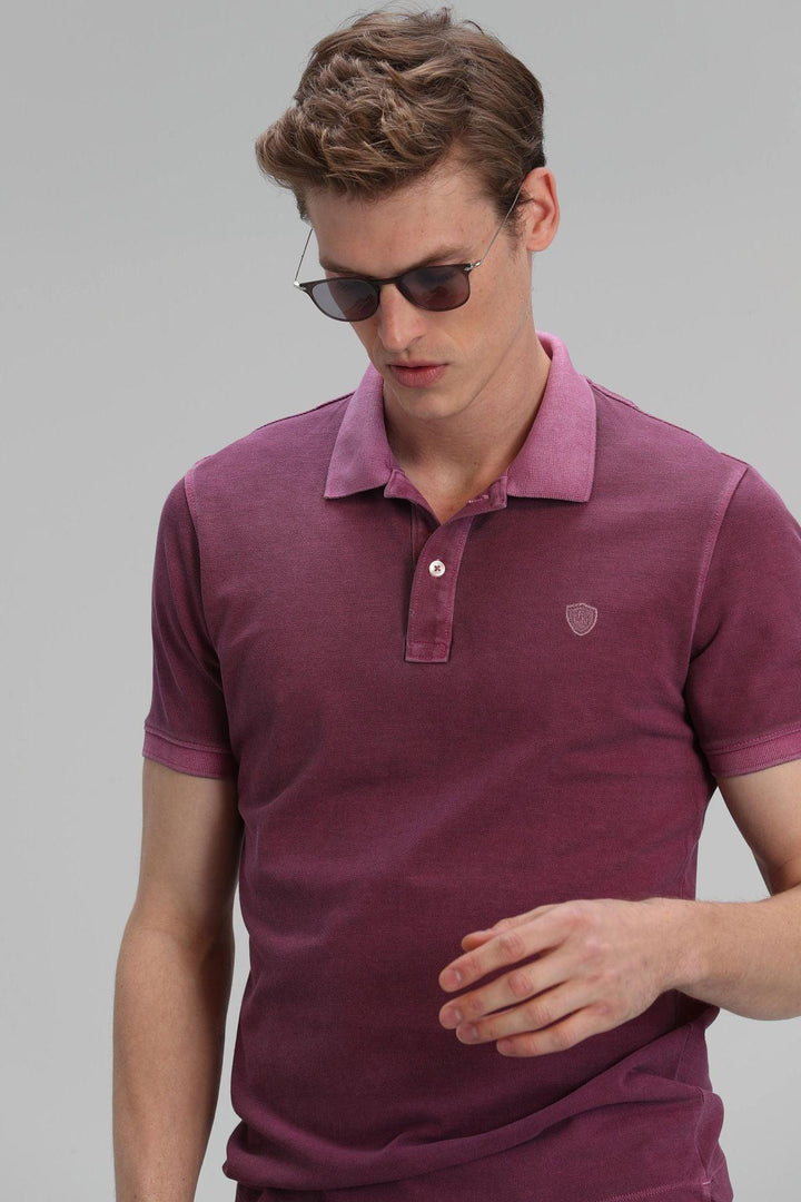 Plum Perfection Men's Cotton Polo Shirt: The Ultimate Blend of Style and Comfort - Texmart