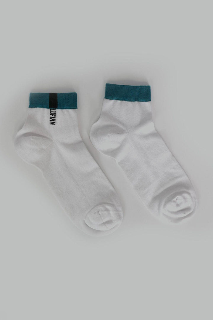 Premium Comfort: Joelı Men's White Cotton Blend Socks - The Ultimate Upgrade for Your Feet! - Texmart