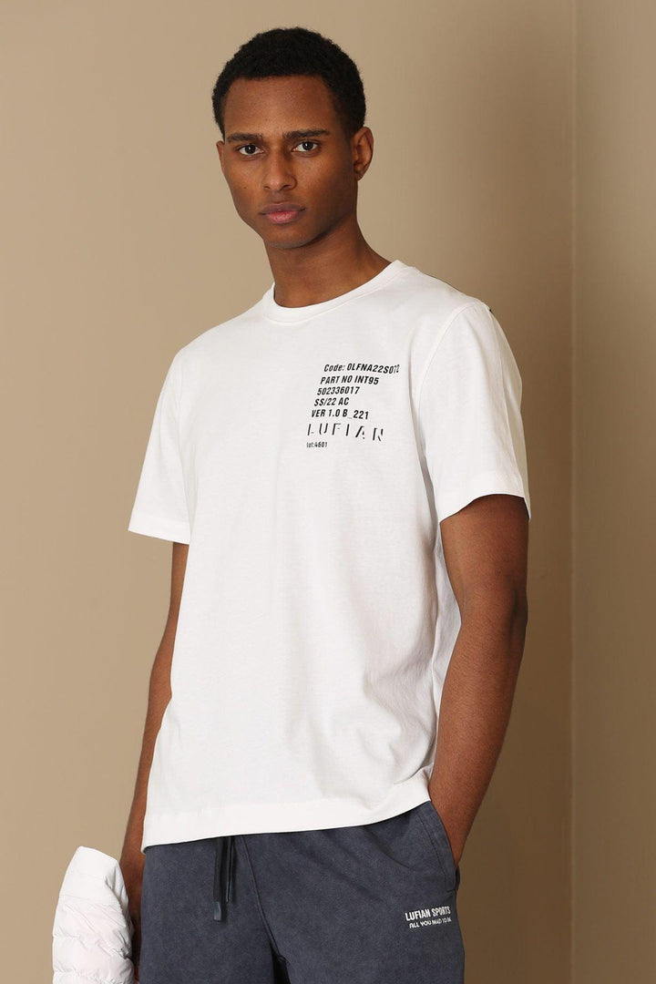 Pure White Urban Graphic Tee - Elevate Your Style with Modern Design - Texmart