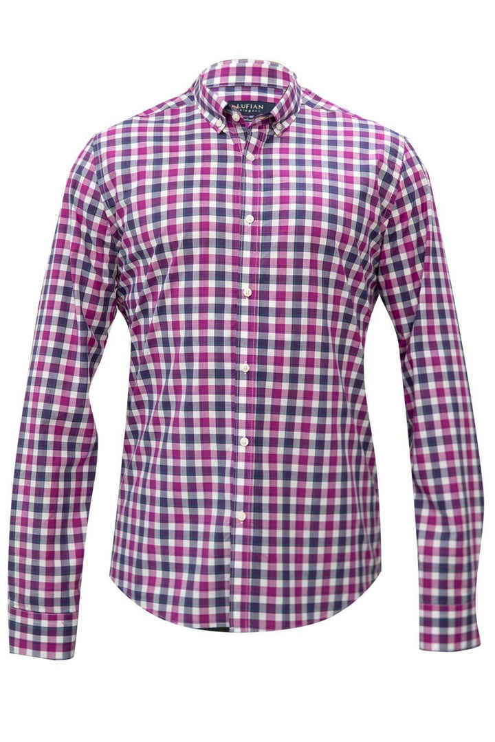 Purple Oasis Men's Performance Shirt: The Ultimate Fusion of Style and Comfort - Texmart