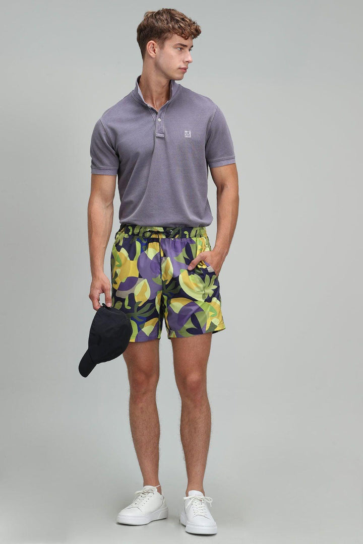 Purple Paradise Men's Swim Shorts - Texmart