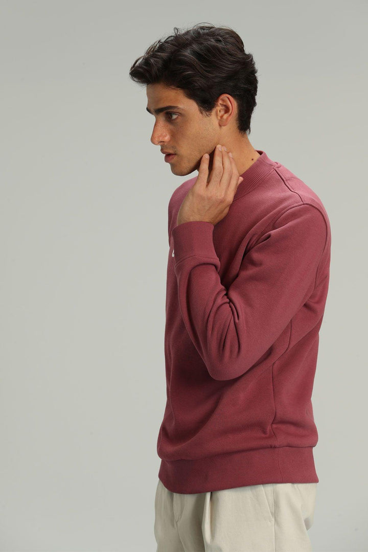 Red Nebula Men's Sweatshirt: Elevate Your Style with Cosmic Comfort - Texmart