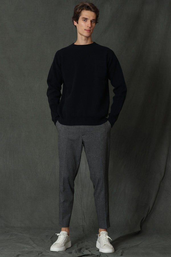 Refined Elegance: Anthracite Slim Fit Chino Trousers by Jak Sports - Texmart