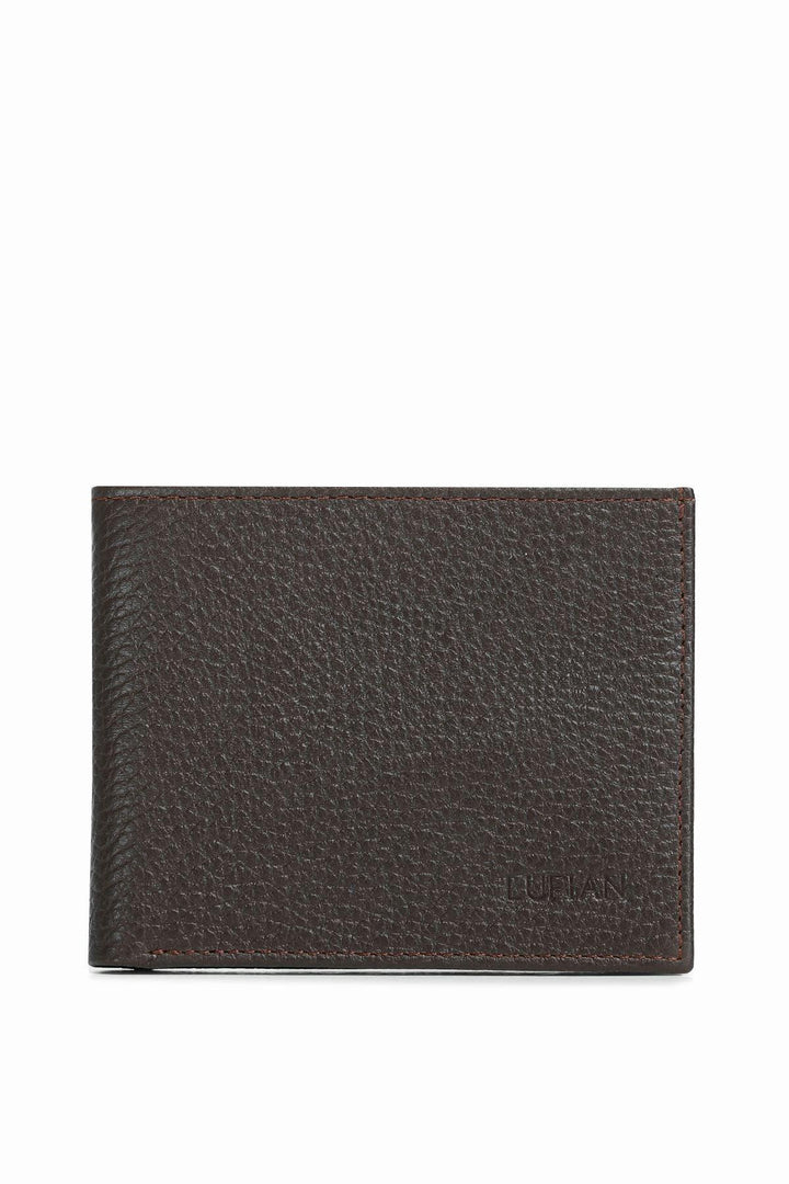 Refined Elegance: Brown Leather Card Holder for Men - Texmart