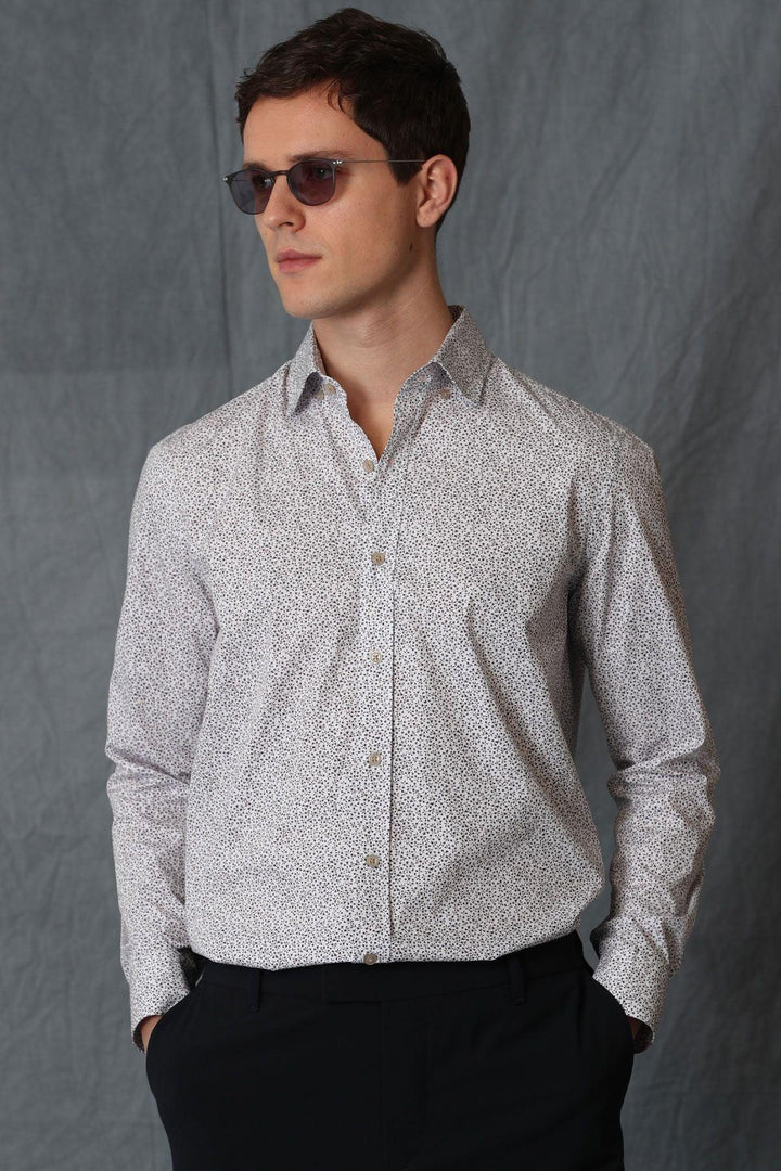 Refined Elegance: The Luxe Comfort Brown Shirt for Men by Remov - Texmart