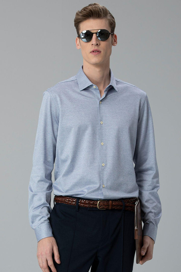 Refined Elegance: The Marres Men's Smart Shirt Slim Fit Saks - Texmart