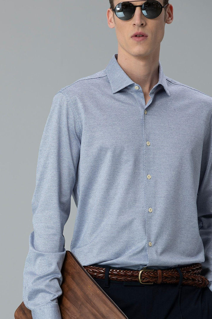 Refined Elegance: The Marres Men's Smart Shirt Slim Fit Saks - Texmart