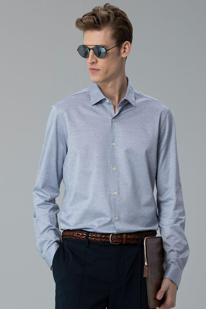 Refined Elegance: The Marres Men's Smart Shirt Slim Fit Saks - Texmart