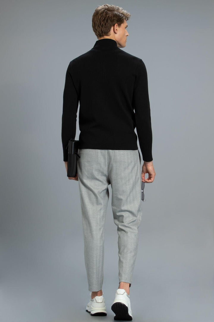 Refined Elegance: The Sophisticated Gray Tailored Chino Trousers for Men - Texmart