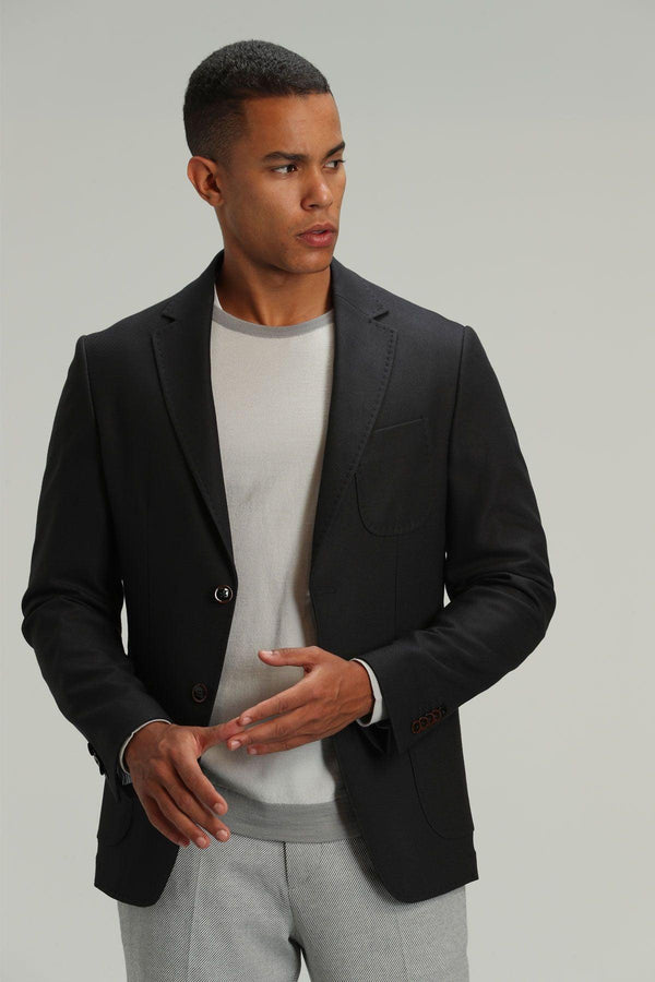 Refined Noir Slim Fit Blazer: Unleash Your Style with Clas Sports - Texmart