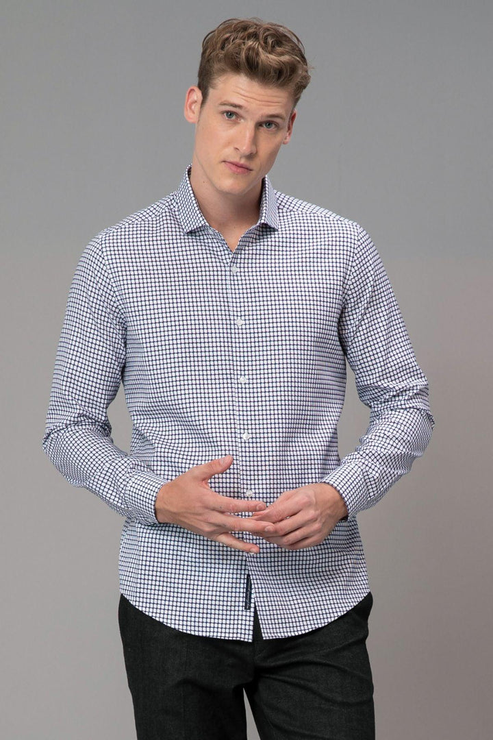 Saks Tailored Cotton Shirt - The Ultimate Blend of Style and Comfort - Texmart