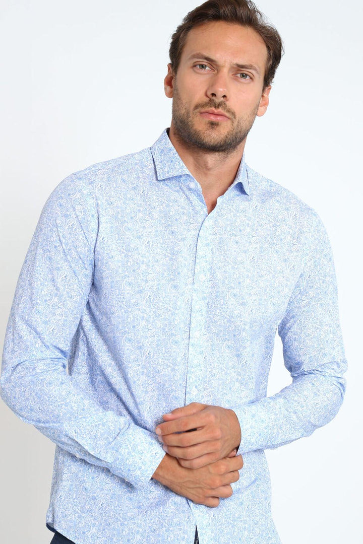 Sleek Blue Performance Shirt: The Ultimate Fusion of Style and Comfort - Texmart