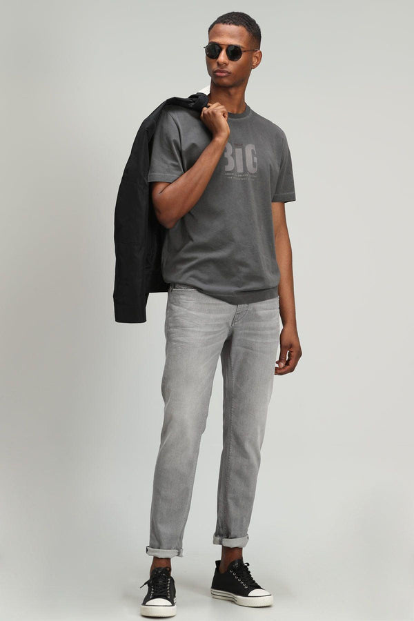 Sleek Charcoal Grey Denim Pants: Elevate Your Style Game with Versatile Comfort - Texmart