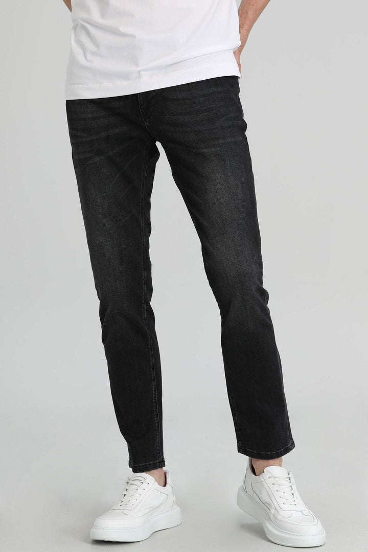 SleekFlex Anthracite Men's Slim Fit Smart Jeans: The Ultimate Wardrobe Upgrade - Texmart