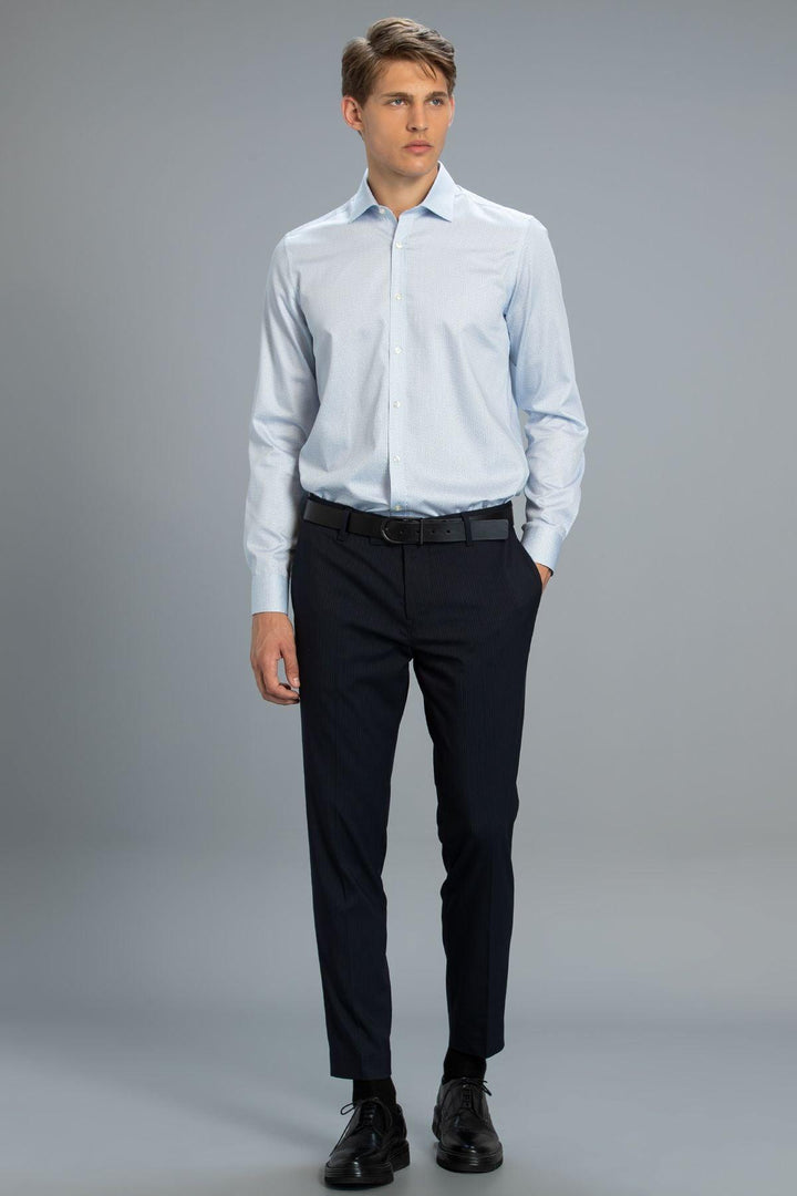 Sophisticated Elegance: The Contemporary Men's Cotton Slim Fit Shirt - Texmart