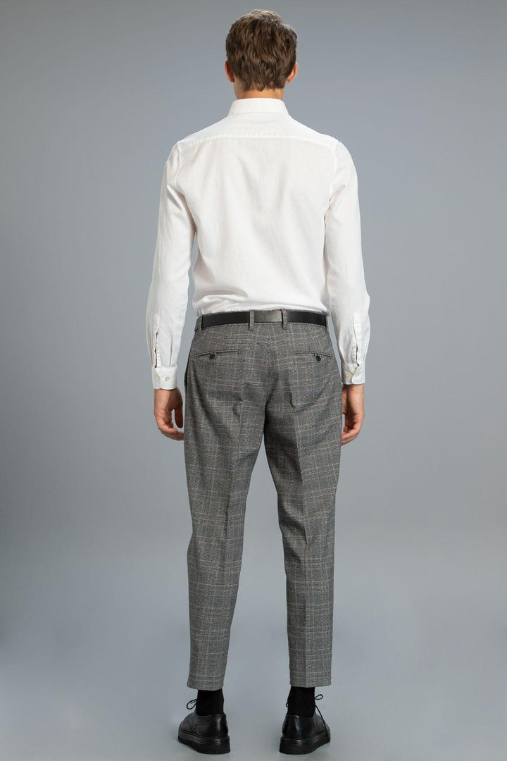 Sophisticated Gray Pleated Chinos: Elevate Your Style with our Tailored Men's Chino Trousers - Texmart