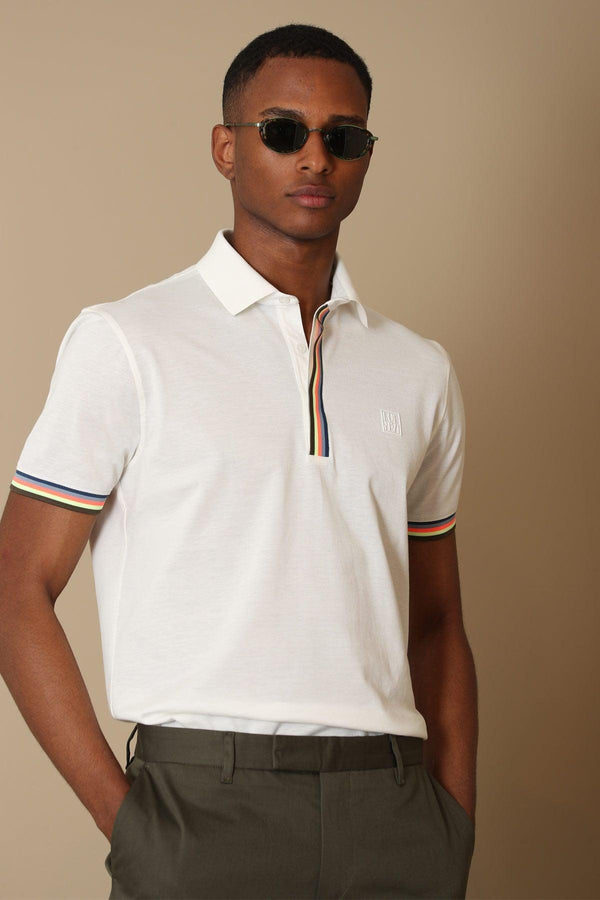 Sophisticated Ivory: The Ultimate Men's Polo T-Shirt Upgrade - Texmart