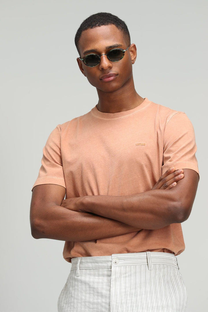 Spice up Your Style with the Cinnamon Classic Men's Basic T-Shirt - Texmart