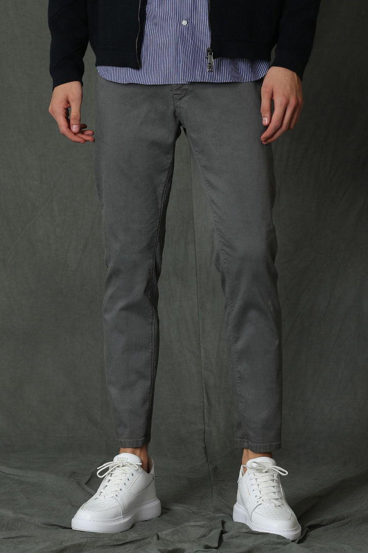 Stylishly Green: The Sophisticated Slim Fit Helt Five Pocket Trousers - Texmart