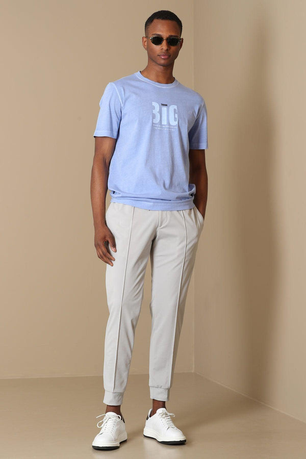 Tailored Elegance: Stone Grey Pito Jogger Pants - The Perfect Blend of Style and Comfort - Texmart