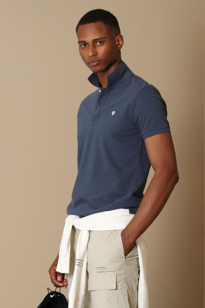 The Anthracite Classic Comfort Polo Shirt for Men by Laon Sports - Texmart