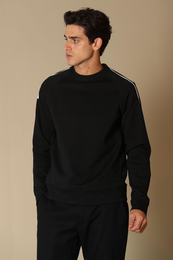 The Black Knit Comfort Sweatshirt for Men - Texmart