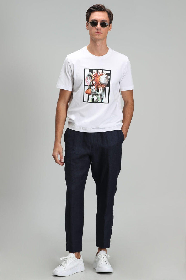 The "Blake Modern White Graphic Tee: A Stylish Essential for Your Wardrobe" - Texmart