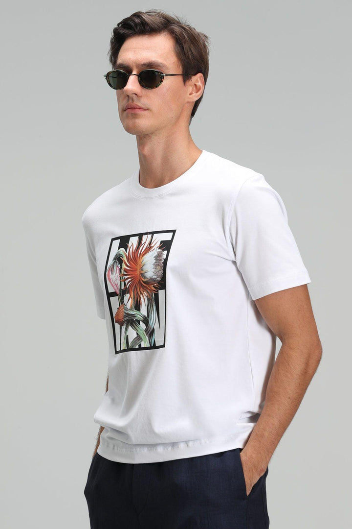 The "Blake Modern White Graphic Tee: A Stylish Essential for Your Wardrobe" - Texmart