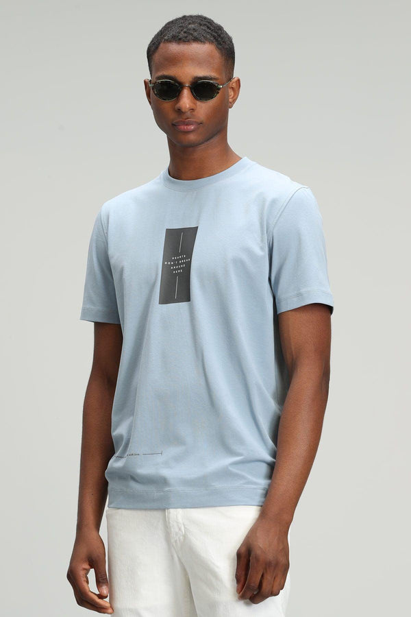 The Blue Horizon Graphic Tee: A Modern Masterpiece in Men's Fashion - Texmart