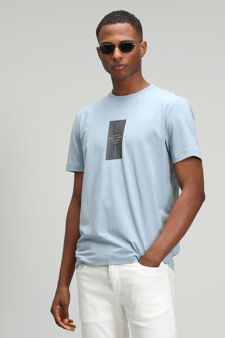 The Blue Horizon Graphic Tee: A Modern Masterpiece in Men's Fashion - Texmart