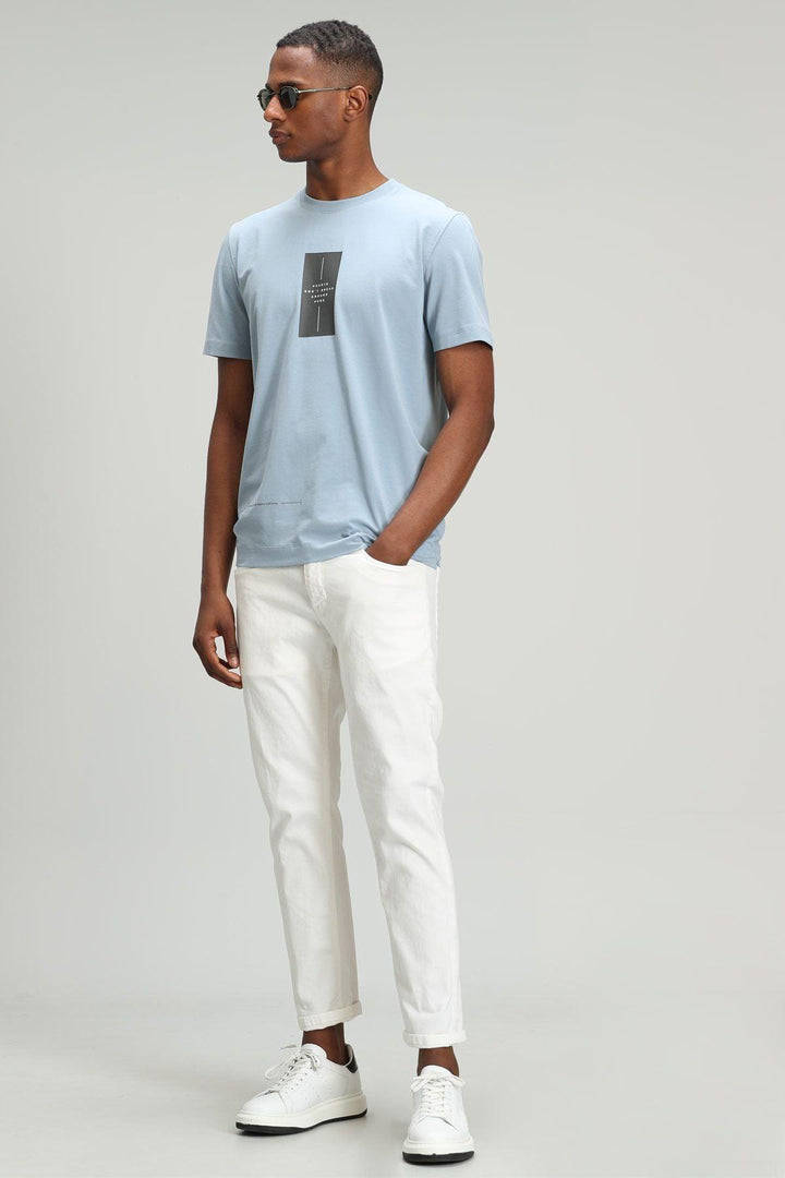 The Blue Horizon Graphic Tee: A Modern Masterpiece in Men's Fashion - Texmart